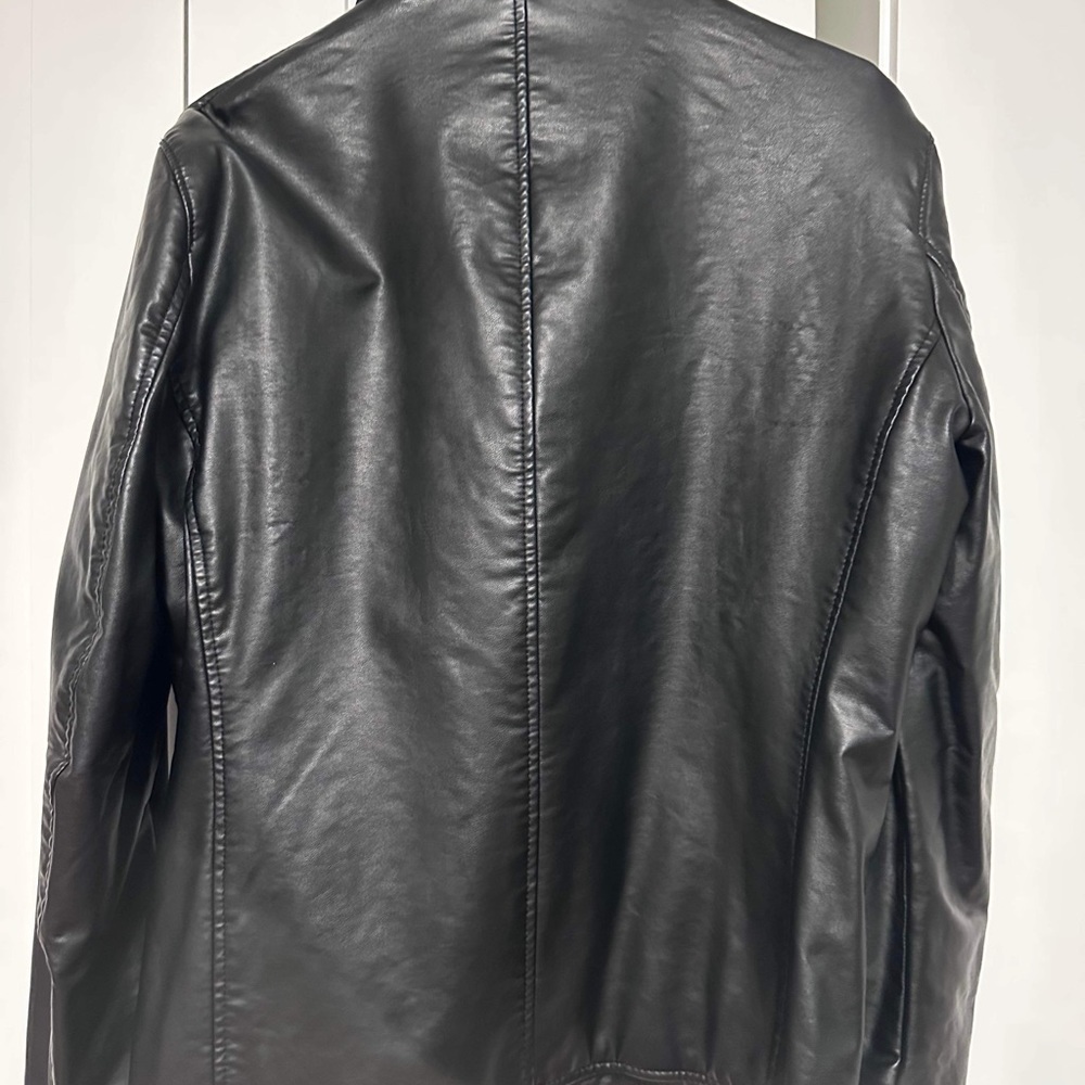 Men’s Leather Jacket Uniqlo Faux
Slim Fit Large - Picture 4 of 4
